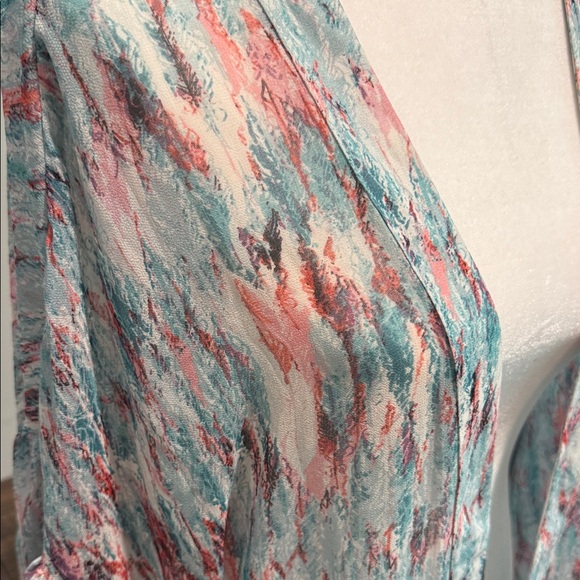 NWOT Veronica M Multicolor Open-Front Kimono - Picture 2 of 6